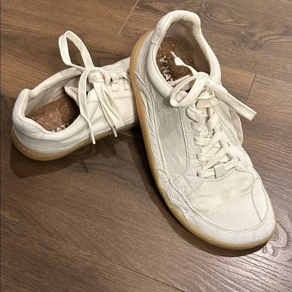 Vivobarefoot Gobi Sneaker II Canvas Limestone & Gum • Men’s 12 EU 45 some wear - Picture 1 of 6